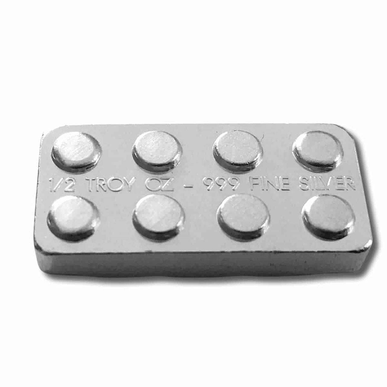 Monarch Building Block Bar Silver - 1/2oz - Half 2x4