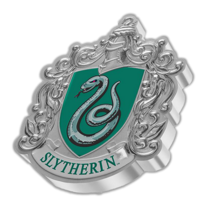 2021 Harry Potter - Hogwarts House Crest Slytherin - 1oz Silver Proof Coin