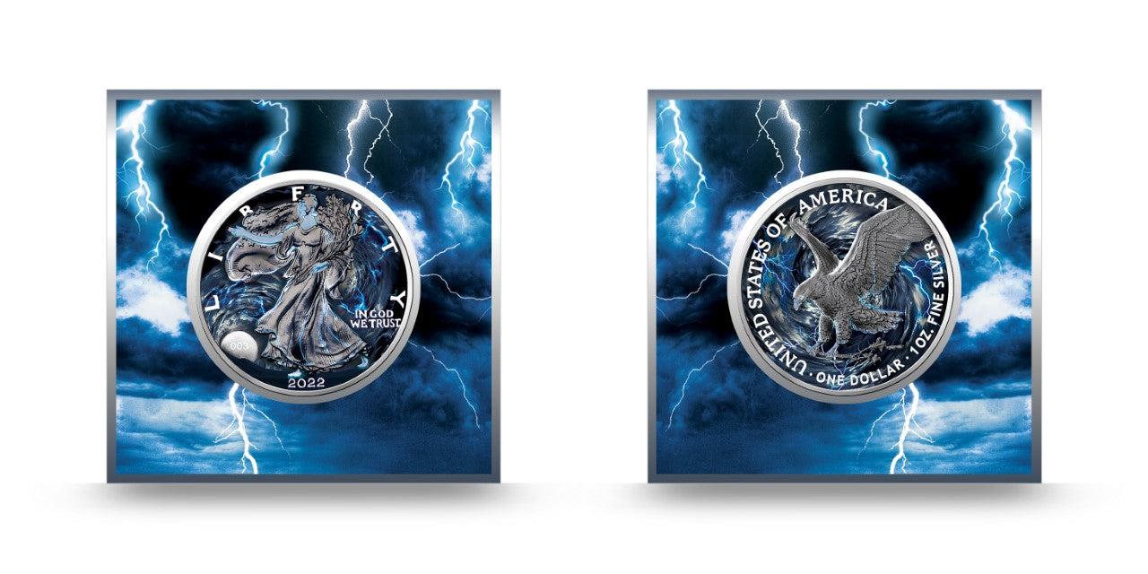 2022 Storm Silver Eagle II 1 Oz Silver - Icon Mint Special Edition