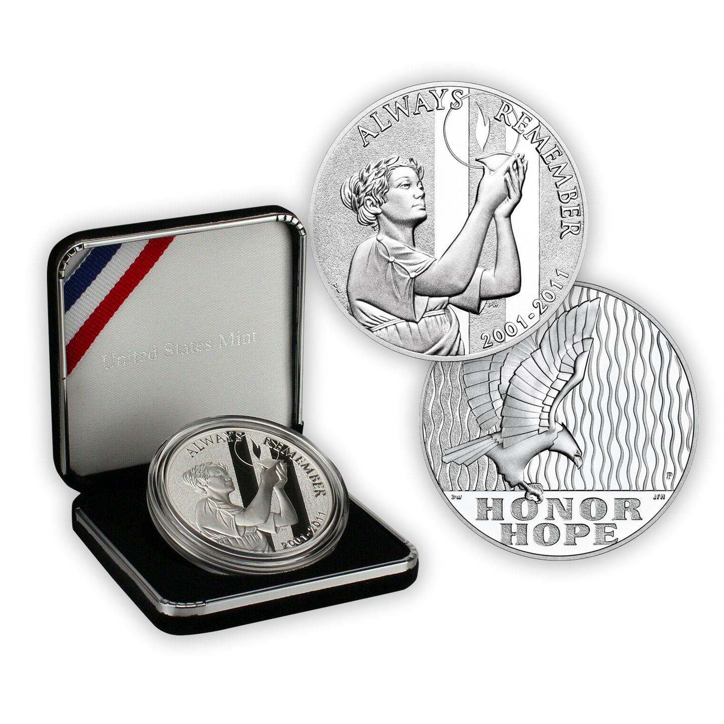 2011-P 9/11 National Medal Proof - Original Government Packaging