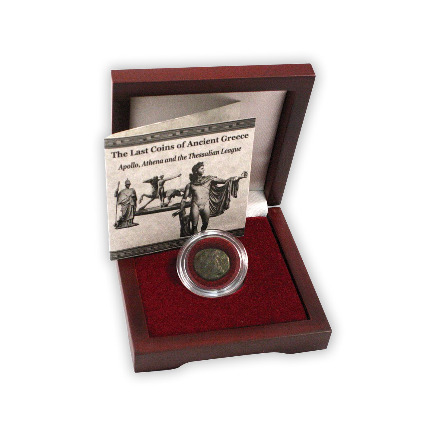 The Last Coins Of Ancient Greece Box:The Thessalian League with Coin of Apollo/Athena