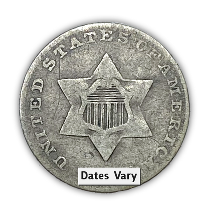 Three Cent Silver - Collectors Quality Circulated