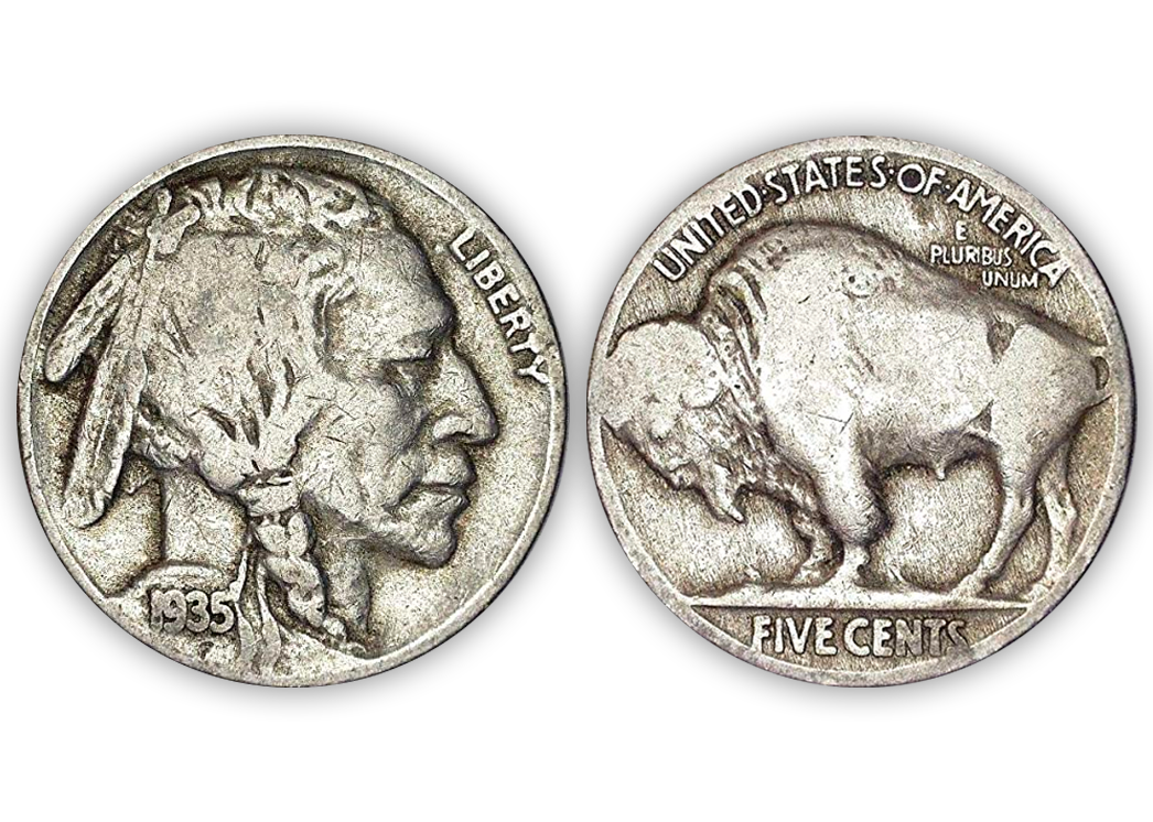 Vintage Buffalo Nickel - Full Date Circulated