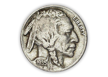 Vintage Buffalo Nickel - Circulated Roll of 40