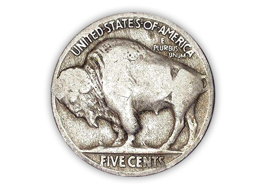 Vintage Buffalo Nickel - Full Date Circulated