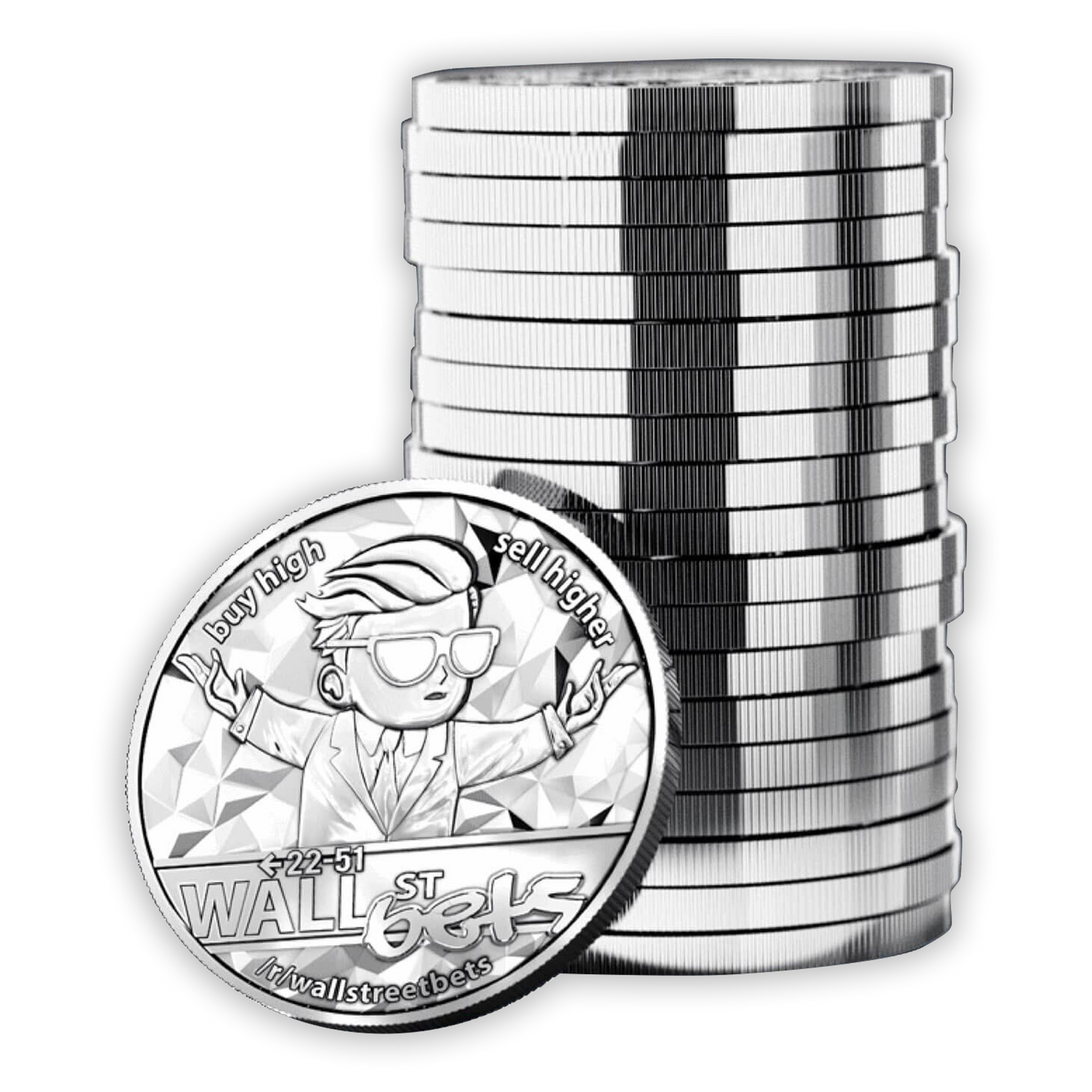 Presale:  WallStreetBets 1 oz Silver Round