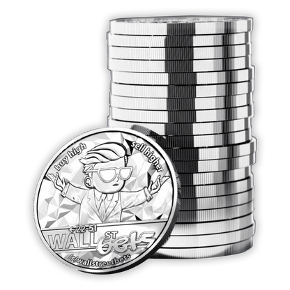 Presale:  WallStreetBets 1 oz Silver Round