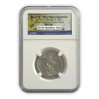 2019 War in the Pacific Quarter Dollar West Point - NGC MS66
