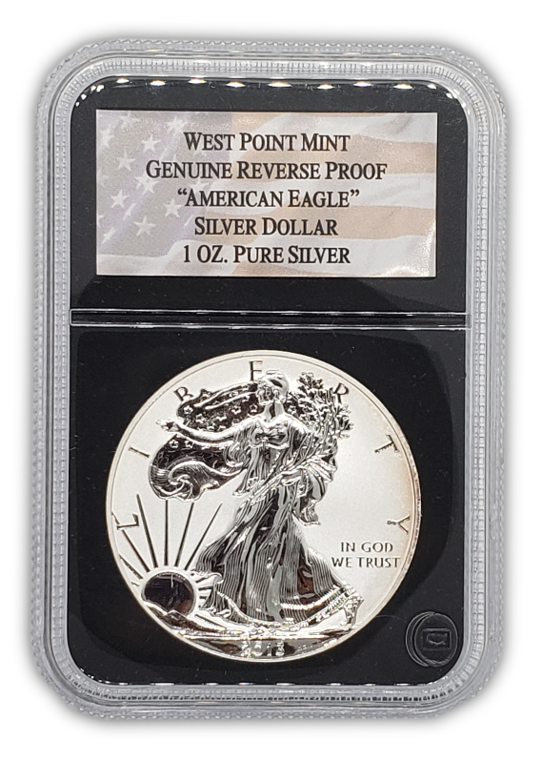 2013 W Silver Eagle 2 pc West Point 35th Anniversary Set