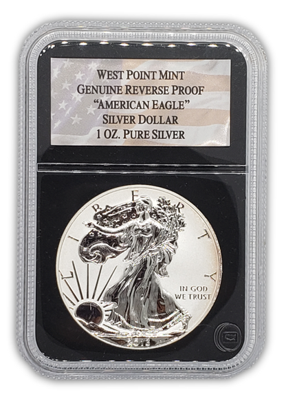 2013 W Silver Eagle 2 pc West Point 35th Anniversary Set