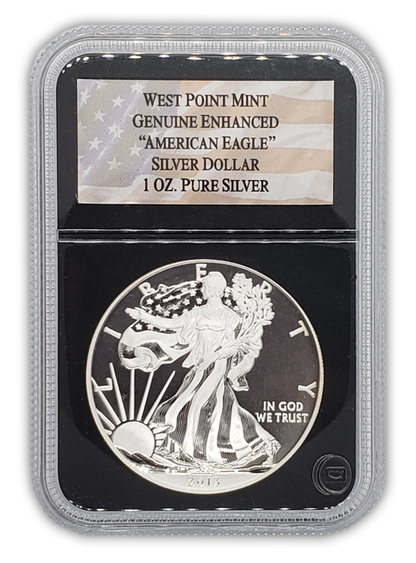 2013 W Silver Eagle 2 pc West Point 35th Anniversary Set