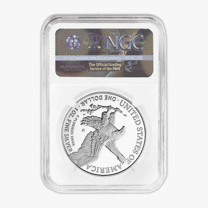 2022 Silver Eagle Proof - Congratulations - NGC PF70 FDI First Day of Issue - Elizabeth Jones Label