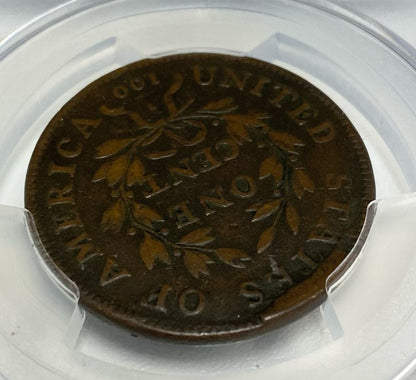 1798 Draped Bust Cent - 1st Hair Style - PCGS VG10