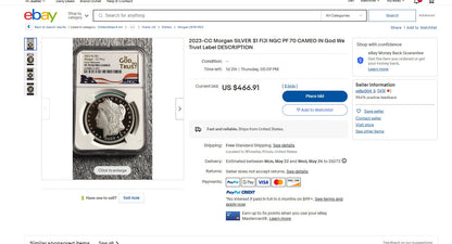 2023-CC Morgan $1 Fiji Silver Tribute - NGC In God We Trust Label PF70 Ultra Cameo Early Release