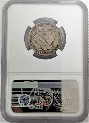 1917 S Standing Liberty Quarter San Francisco Type 1 NGC VG8