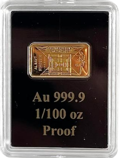 2022 Solomon Islands - World Cup Al Bayt Stadium 1/100oz Gold Prooflike