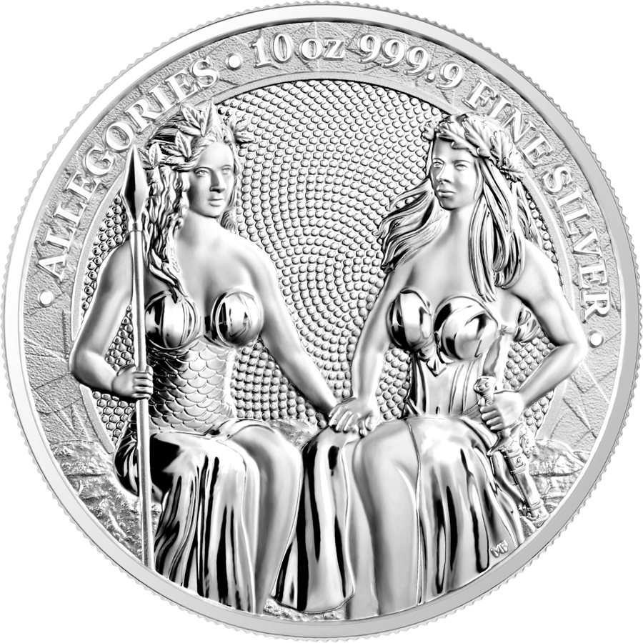 2021 Austria and Germania- 10 oz Silver Coin