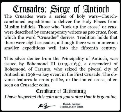 Crusades: Siege of Antioch Silver Denier