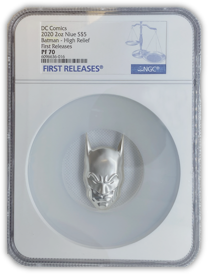 2020 DC Comic - Batman 2 Oz Silver - NGC PF70 Ultra Cameo