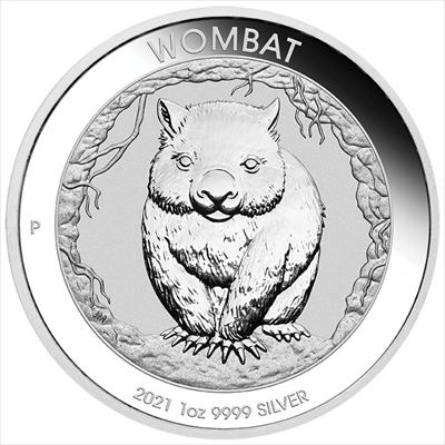2021 Australian Wombat - 1oz - .999 Silver