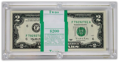 1995 $2 US Federal Reserve Note Pack of 100