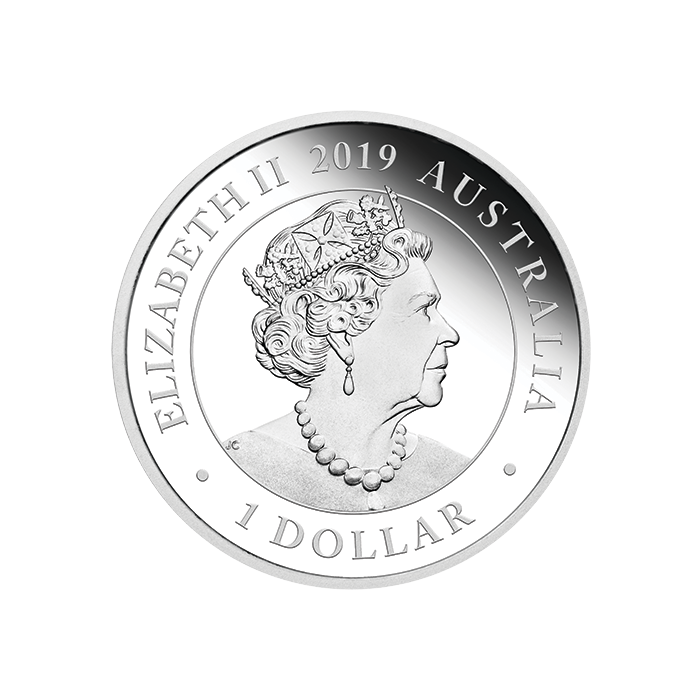 2019 Australian Bird of Paradise Proof - 1 Oz Silver - Perth Mint