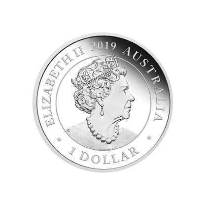 2019 Australian Bird of Paradise Proof - 1 Oz Silver - Perth Mint