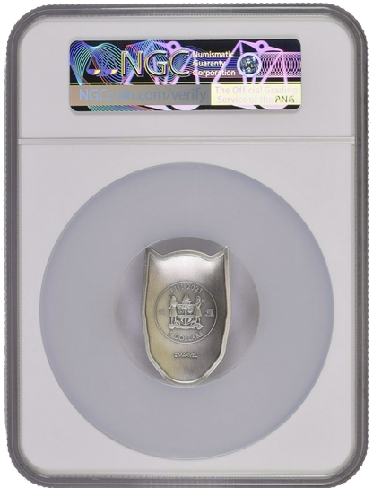 2021 Black Panther Mask 2 Oz Silver - NGC MS70 First Releases