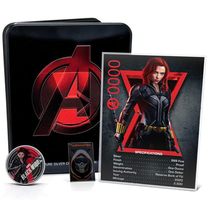 2020 Black Widow - Avengers- 1 oz Silver Coin