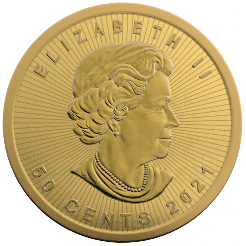 2021 Maplegram 25 gram .9999 Fine Gold - Royal Canadian Mint