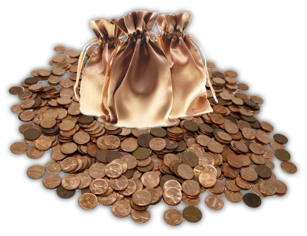Killer Copper Bag - 500 Type 1 Lincoln Memorial Cents
