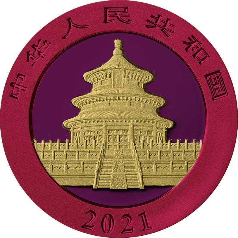 2021 Panda Space Metals 30 gram Silver - China Mint - Business Strike