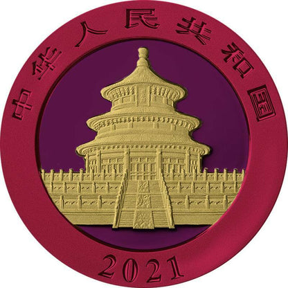2021 Panda Space Metals 30 gram Silver - China Mint - Business Strike