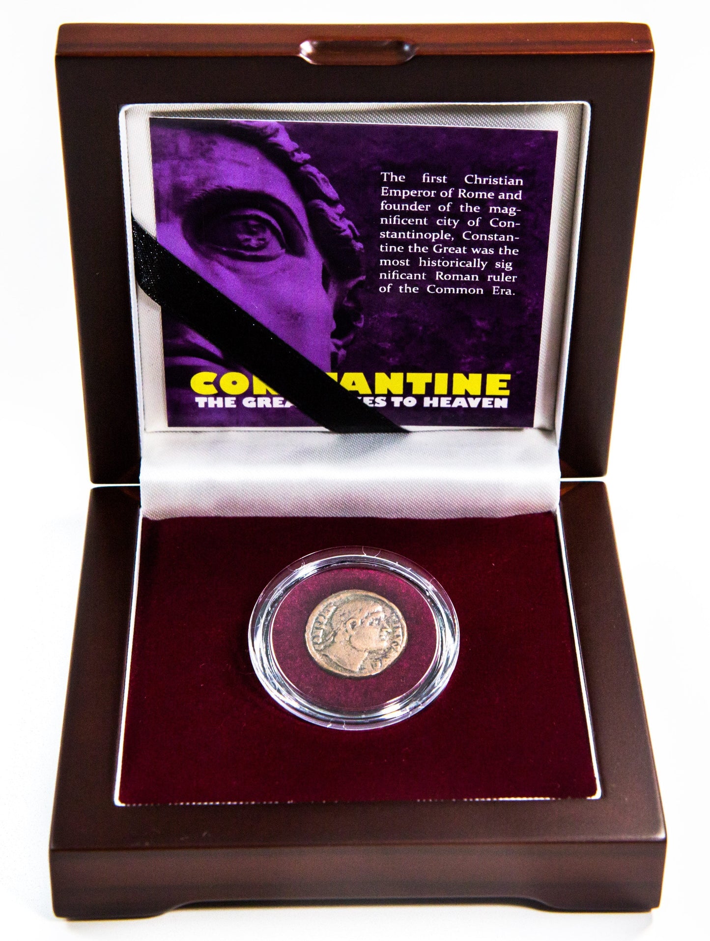 Constantine the Great: "Eyes to Heaven" Coin (Box)