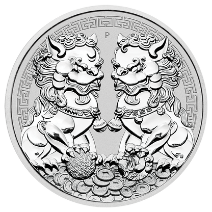 2020 Australian Guardian Lions - 1 Oz Silver - Perth Mint - Brilliant Uncirculated