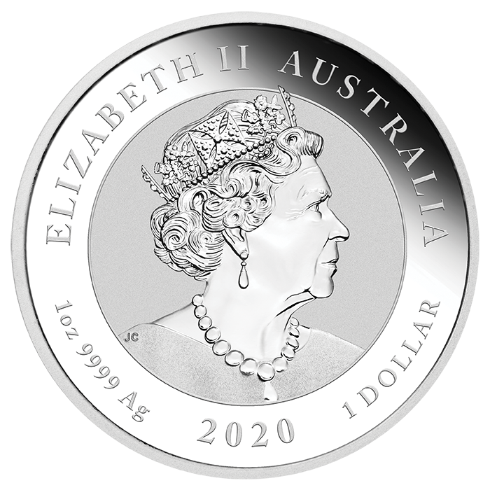 2020 Australian Guardian Lions - 1 Oz Silver - Perth Mint - Brilliant Uncirculated