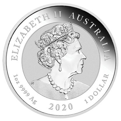 2020 Australian Guardian Lions - 1 Oz Silver - Perth Mint - Brilliant Uncirculated
