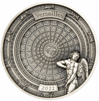 2022 Solomon Island 100 Gram Versailles Silver Antique-Finish