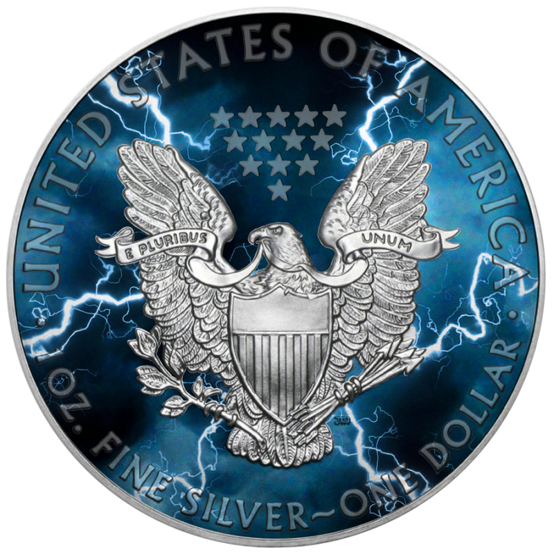 2021 Silver Eagle Storm 1 oz Silver - Type 1 - Set of 10 #41-50