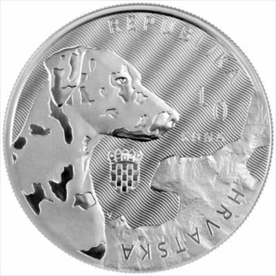 2021 Dalmatian 1 oz Silver - Mint of Croatia