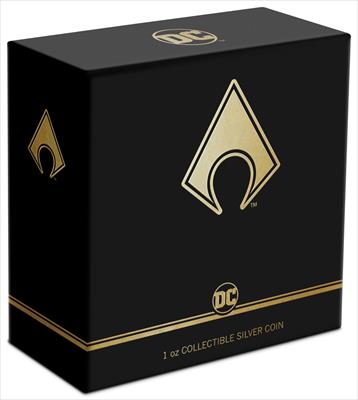 2021  Niue DC Comics Series - Aquaman Emblem 1oz .999 Silver Proof Coin