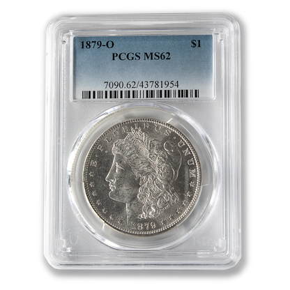 1879 O Morgan Silver Dollar New Orleans PCGS MS62