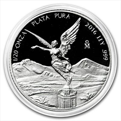 2016 Mexico Libertad - 1/20 Oz Silver Proof - Mexico City Mint