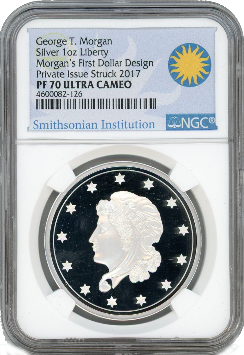 2017 Morgan's First Silver Dollars - Smithsonian - NGC PF70UCAM