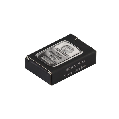 Germania Mint .999 Silver Cast Bar - 100 Gram
