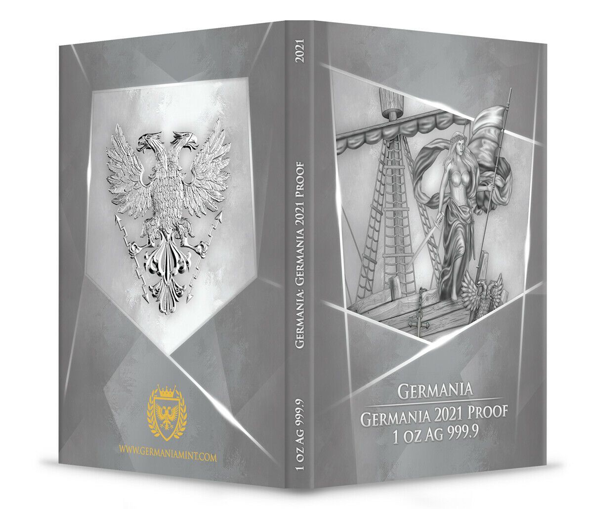 2021 Germania 1 Oz Silver - Germania Mint - Proof