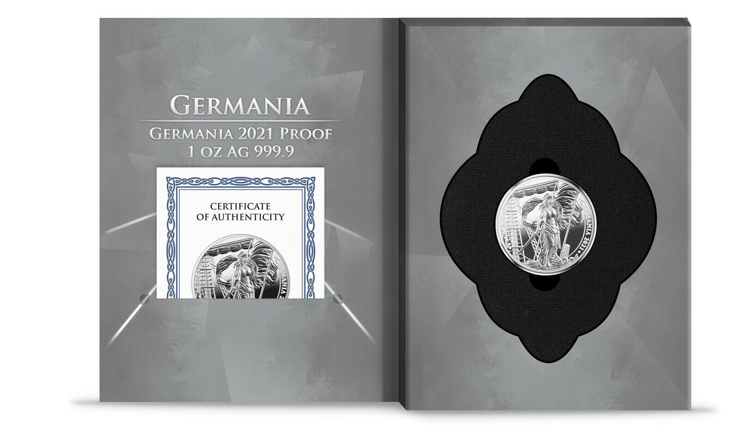 2021 Germania 1 Oz Silver - Germania Mint - Proof