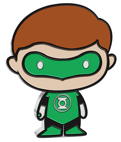 2020 Green Lantern Chibi Collection 1 oz Silver Coin - New Zealand Mint