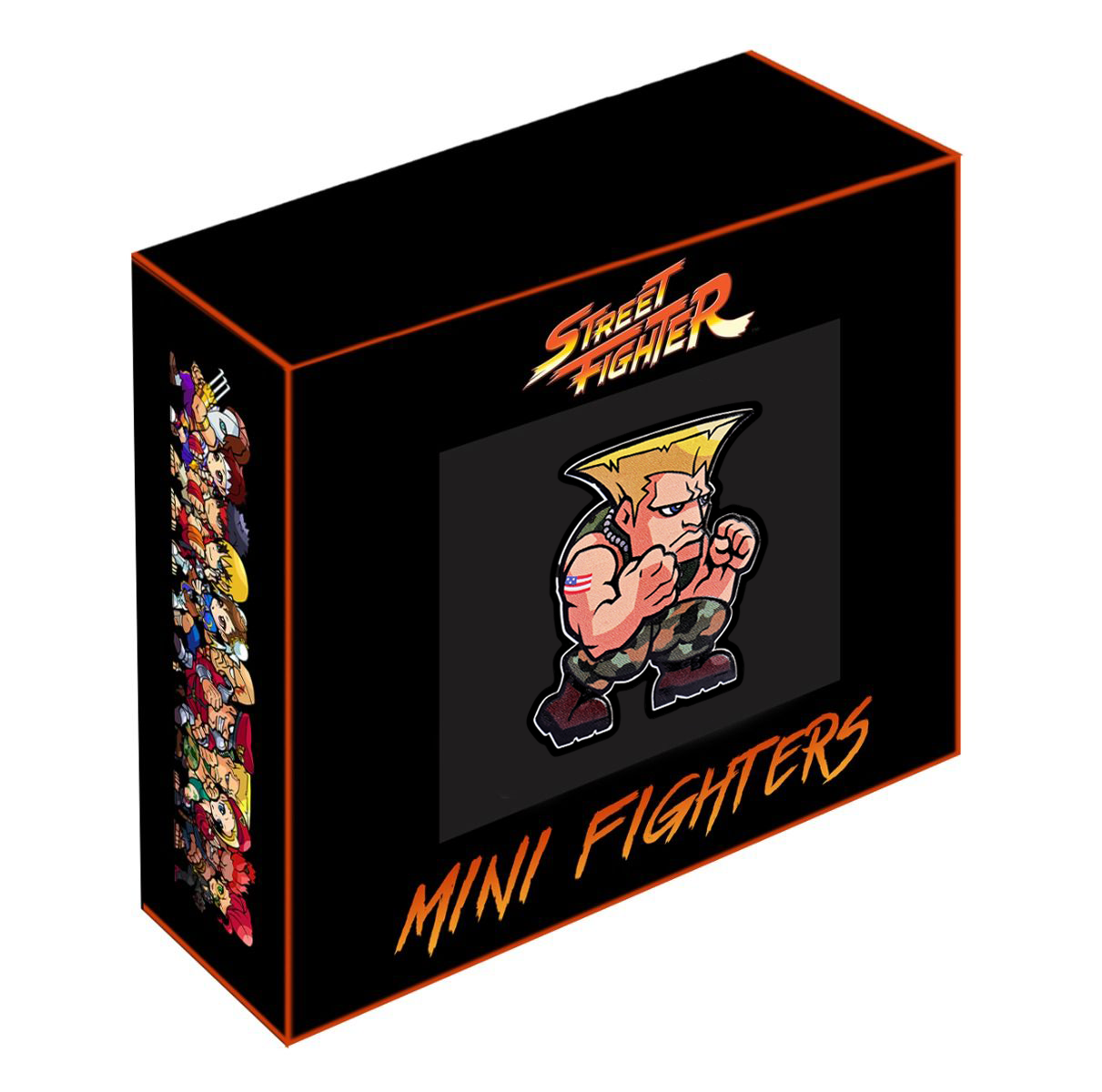 2022  Fiji Street Fighter Mini Fighters - Guile 1 oz 999 Silver Coloured Proof Coin (Certificate #2)