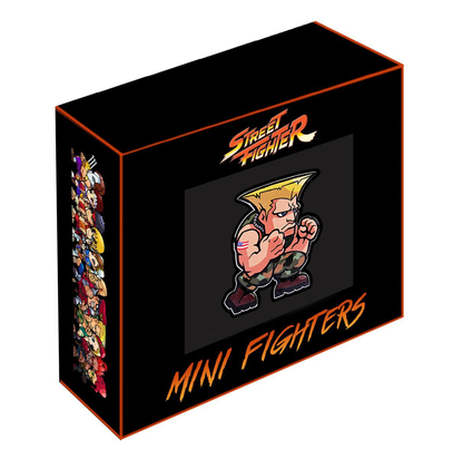 2022  Fiji Street Fighter Mini Fighters - Guile 1 oz 999 Silver Coloured Proof Coin (Certificate #2)